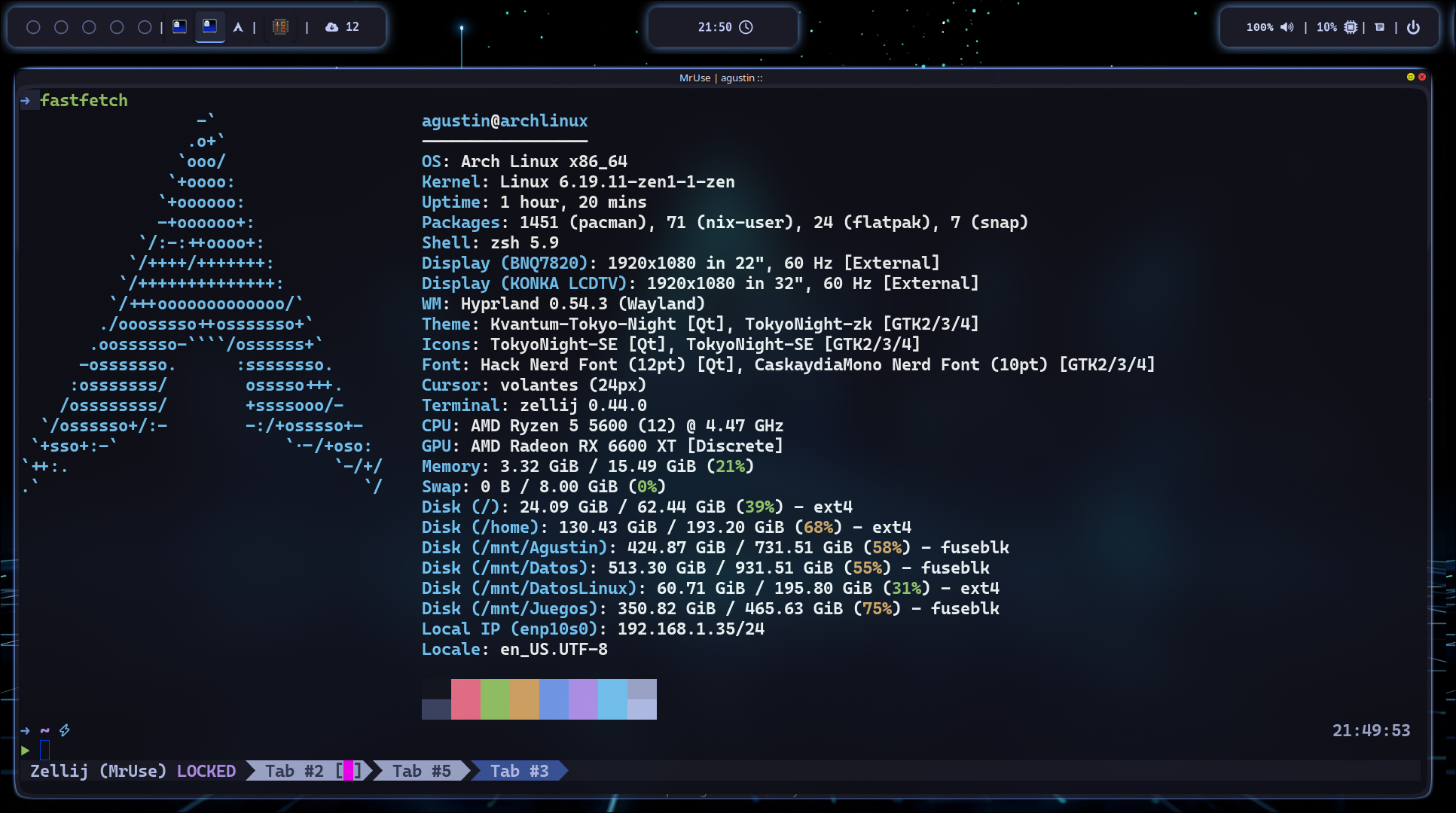 Dotfiles de Hyprland
